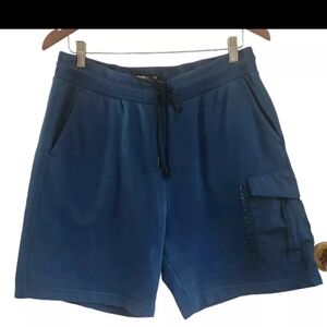 Kenneth Cole Dark Teal Mens Size M Athletic Shorts Pockets Drawstring Waist